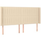  Krevet box spring s madracem LED krem 180x200 cm od tkanine | shoptok.hr
