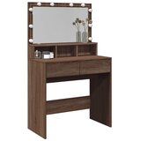  Toaletni stolić s LED svjetlima boja hrasta 80x41x134,5 cm | shoptok.hr