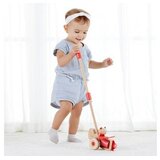 Classic World Drvena guralica medo Coco u avionu | shoptok.hr