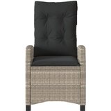  3-dijelni bistro set s jastucima svjetlosivi od poliratana | Eponuda.com