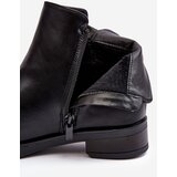 EVENTO Women's Leather Flat Boots Black Vasica | ePonuda.com