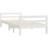  Za krevet bijeli 90 x 200 cm od masivne borovine | shoptok.hr