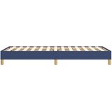  Okvir za krevet s oprugom plava 100x200cm od tkanine | Eponuda.com