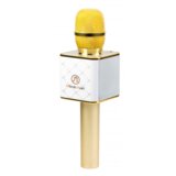Music Man Mikrofon Karaoke BT-X31 zlat/bel, (20442088) Cene