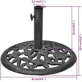  Stalak za suncobran od lijevanog željeza 12 kg 48 cm | Eponuda.com