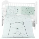 Kikka Boo posteljina sa ogradicom 6 pcs 70/140 Bear with Me mint ( KKB60119 ) Cene