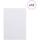 Dekor Paneli 12 pcs Bijelo 15 x 21 x 0.27 cm Konstruirano drvo | shoptok.hr