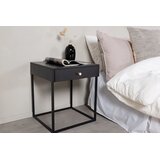 Venture Home noćni ormarić Bakal, crna | shoptok.hr