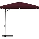  Vrtni suncobran s čeličnom šipkom 300 cm bordo crveni | shoptok.hr