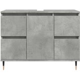 vidaXL Kopalniška omarica betonsko siva 80x33x60 cm inženirski les | Shoptok.si
