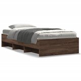 Furnova Posteljni okvir brez vzmetnice hrast 90x190 cm inženirski les, (21934305) | Shoptok.si