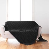 Douceur d intérieur Črno pregrinjalo iz mikroflanele 180x220 cm Arya – | Shoptok.si