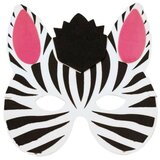 Animal masky, maska od eva pene, zebra, 17.3 x 16.8cm ( 137976 ) Cene