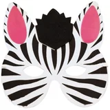 masky, maska od eva pene, zebra, 17.3 x 16.8cm ( 137976 )
