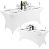 Multi Garden univerzalna navlaka za stol – rastezljiva, 240 cm (8 ft), bijela | shoptok.hr