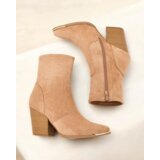 Resti Eko-suede women's ankle boots on a post Gris | ePonuda.com