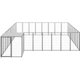  Kavez za pse crni 20,57 m² čelični | shoptok.hr