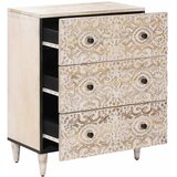  Sideboard za Pohranu Bijelo 60 x 33,5 x 75 cm Čvrsto drvo manga | Eponuda.ba