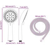  Set glave tuša Krom 150 cm ABS plastika | shoptok.hr