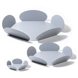 WALLXPERT set ukrasnih metalnih dodataka (3 komada) rodos c light grey | ePonuda.com