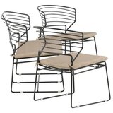 Venture Home Milano vrtna lounge garnitura, crna | shoptok.hr