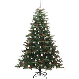  Umjetno božićno drvce Zelena 240 cm PVC, Plastika i Čelik | shoptok.hr