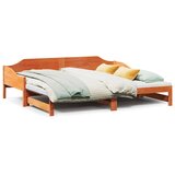  Dnevni krevet na razvlačenje voštano smeđi 90x200 cm | shoptok.hr
