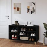 Ormarić za cipele crni 102 x 36 x 60 cm od konstruiranog drva | shoptok.hr