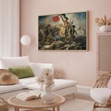  Slika - Eugène Delacroix – Liberty Leading the People 90x60 U prirodnom drvenom okviru | shoptok.hr
