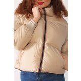 Dewberry Z6650 LADIES PUFFER COAT-BEIGE | shoptok.hr