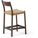 Kave Home Rjav barski stol iz masivnega hrasta (višina sedeža 65 cm) Yalia – | Shoptok.si