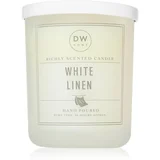 DW Home Signature White Linen dišeča sveča 434 g