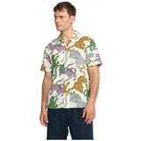Rvlt Revolution Srajce z dolgimi rokavi Short Sleeved Cuban Shirt 3171 - Multi Večbarvna | Shoptok.si