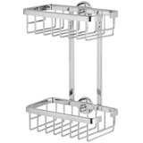 Tesa Kupaonska tuš polica AL230CR (18 x 10,7 x 26 cm, Krom, Sjaj) Cijene