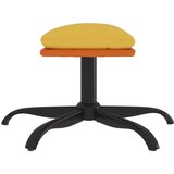  Stolček za noge gorčično rumen 60x60x36 cm blago in um. usnje, (20767144) | Shoptok.si