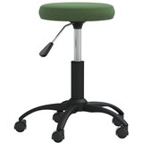 vidaXL Jedilni stol temno zelen žamet, (22056633) | Shoptok.si