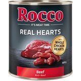  Varčno pakiranje Rocco Real Hearts 24 x 800 g - Govedina | shoptok.hr