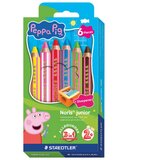  BOJE DRVENE 6BOJA JUMBO 3U1 NORIS JUNIOR PEPPA PIG STAEDTLER 140 C6 L1 | shoptok.hr