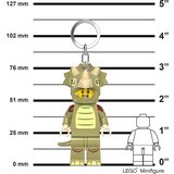 Lego Minifigure privezak za ključeve sa svetlom: Tip u kostimu triceratopsa | Eponuda.com