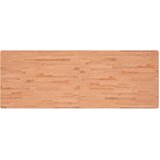  Zidna polica za umivaonik od čelika i masivne bukovine Smeđa 150 x 55 x 2.5 cm | shoptok.hr