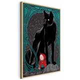  Slika - Red Riding Hood (1 Part) Vertical 40x60 U prirodnom drvenom okviru | shoptok.hr