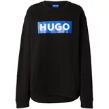 Hugo Blue Sweater majica 'Classic' nebesko plava / crna / bijela