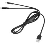 Cabletech kabel USB A utikač - USB C utikač/Lightning utikač (2 u 1) 1 m | shoptok.hr