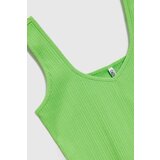 Marisse Green Ribbed Top | ePonuda.com