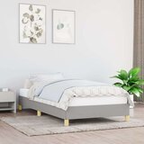  Za krevet svjetlosivi 100 x 200 cm od tkanine Cijene