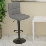  Barski stolac od tkanine svjetlosivi | shoptok.hr