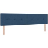  Boxspring krevet s madracem Plava 200 x 200 cm Tkanina | shoptok.hr
