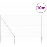  Zavareno žičano ograđivanje s bodljama 10 x 1,5 m Srebrna Mreža | shoptok.hr