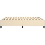  Okvir za krevet s oprugom krem 160x200 cm od tkanine | Eponuda.com