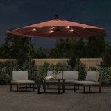  Konzolni vrtni suncobran s LED svjetlima 350 cm terakota | Eponuda.com
